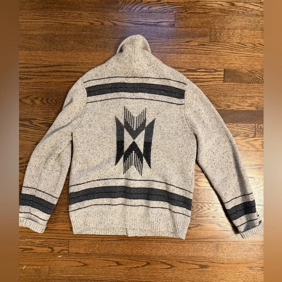 life/after/denim Shawl Collar Cardigan – Southwest Pattern Mens XL - Picture 2 of 3